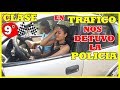 principiante manejando en trafico/ novata aprendiendo a conducir