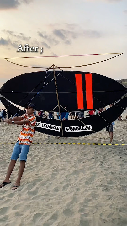 Laga besar akan tersedia #mamayo #layangan #kite #kiteflying #gapangan