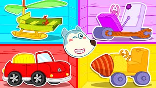 Lycan Makes DIY Four Colors Toy Cars  Funny Stories for Kids @LYCANArabic