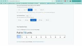 How To Dose Peptides with Online Peptide Calculator (TB-500 & BPC 157)