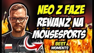NEO Z FAZE REWANŻ NA MOUSESPORTS GUARDIAN CLUTCH 1vs2 CSGO BEST MOMENTS