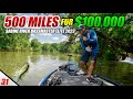 500 Miles Hail Mary Run for $100,000! - Sabine River Bassmaster Elite 2023 (Tournament) - UFB S3 E31