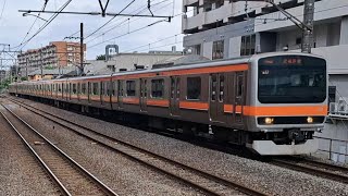 JR東日本武蔵野線E231系MU17編成各駅停車東京行き西国分寺駅到着(2023/5/21)