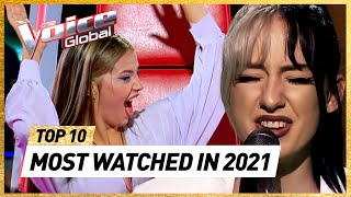 MOST TRENDING Blind Auditions of 2021 | The Voice Rewind