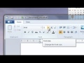 Basic computer training  document creation in wordpad