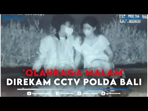 VIRAL! Muda Mudi 'Olahraga Malam' Direkam CCTV Polda Bali