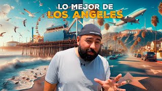 visitando EL MUELLE DE SANTA MONICA en los ángeles CALIFORNIA