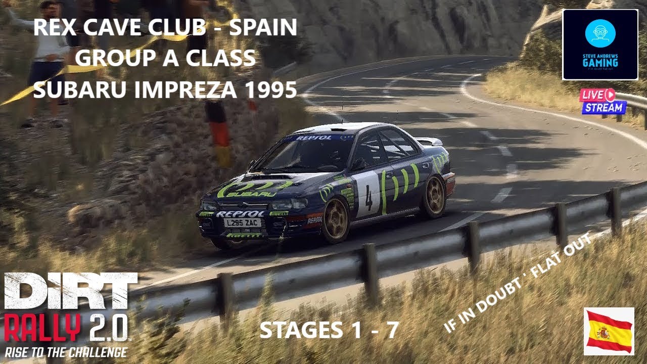 Subaru Rex Rally DiRT Rally 2.0 - REX CAVE CLUB - SPAIN - GROUP A CLASS - SUBARU IMPREZA ...