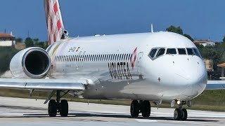 SKIATHOS - BOEING 717 JETBLASTS away my camera / ASKCARGO 007#