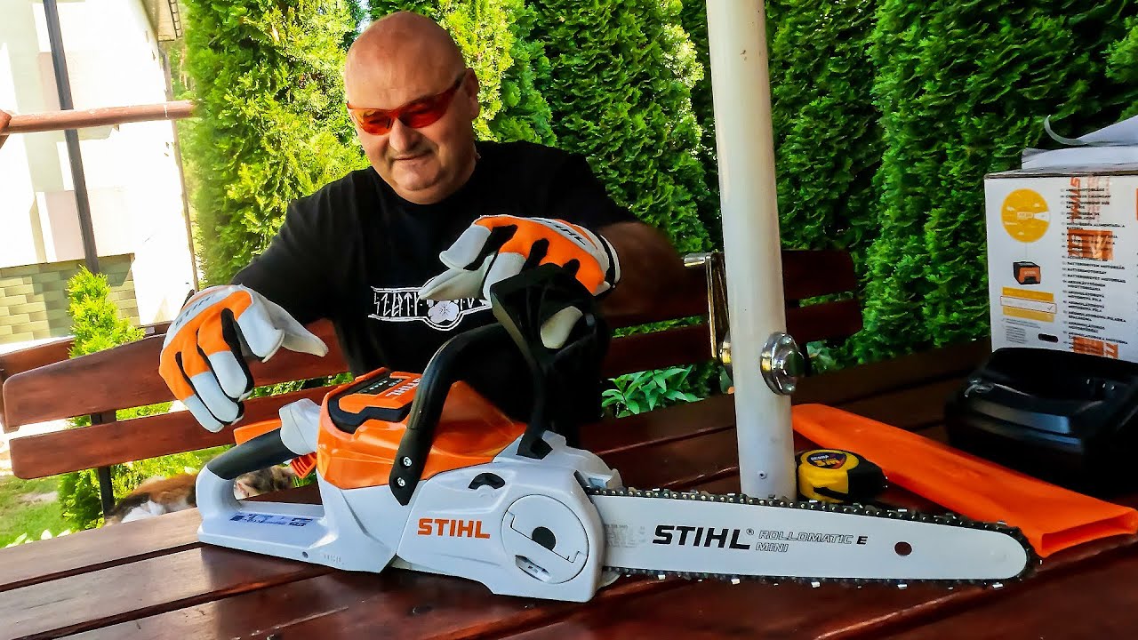 THE NEW STIHL CORDLESS SAW - FIRST TEST - YouTube