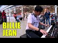 When I Played Michael Jackson Billie Jean on Broken Piano in Public | Cole Lam