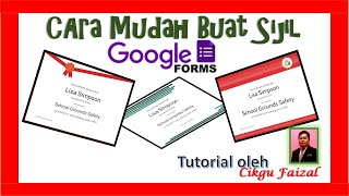 Cara Mudah Buat Sijil Pada Google Form