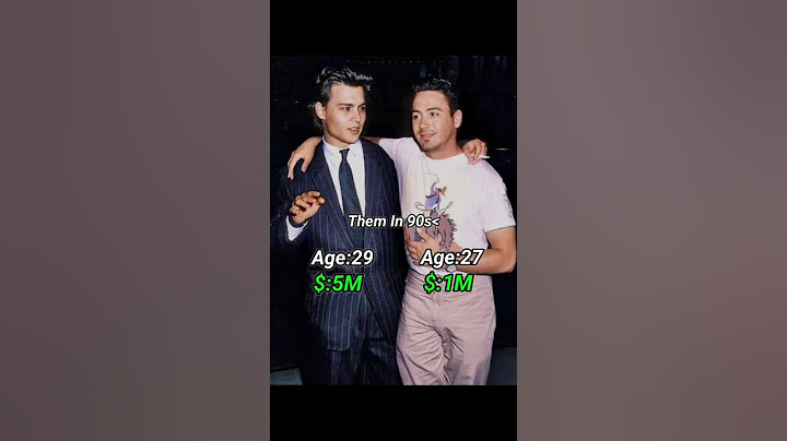 Them In 90s Vs Now 🗿 #shorts #johnnydepp #robertdowneyjr #evolution