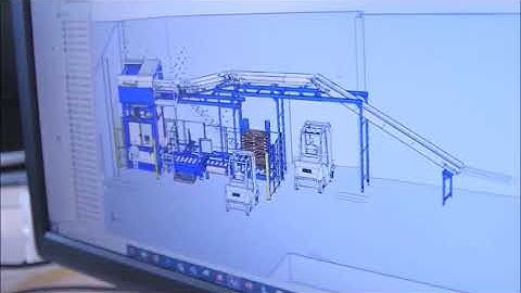 Palletizing | Process of 3D customized palletizer machine | Verbruggen Palletizing