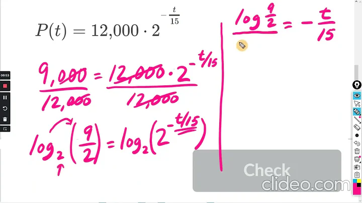 Exponential model word problems : Khan Academy