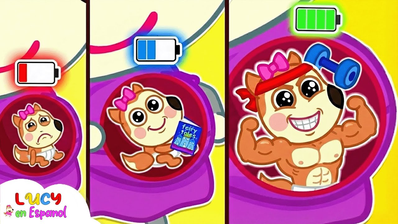 ¿Sabías que las mamás tienen batería? 🔋 Lucy lo explica todo+ Más🌈‪@LucyEnEspanol‬