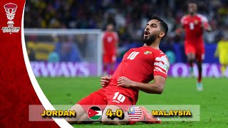 الاردن يحلق عاليا بسماء قطر 🔥🔥 | الاردن - ماليزيا 4-0 كأس اسيا 2024 تعليق عبد الرحمن عبد الله 1080p