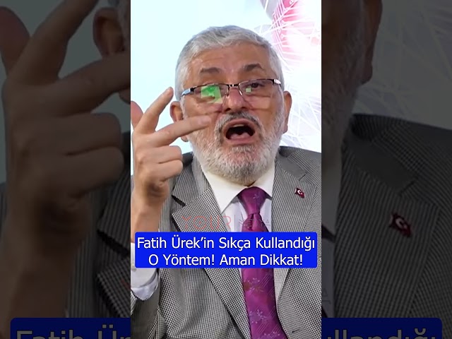 Fatih Ürek'in Sıkça Kullandığı O Yöntem! Aman Dikkat |  Yusuf KALKO #shorts