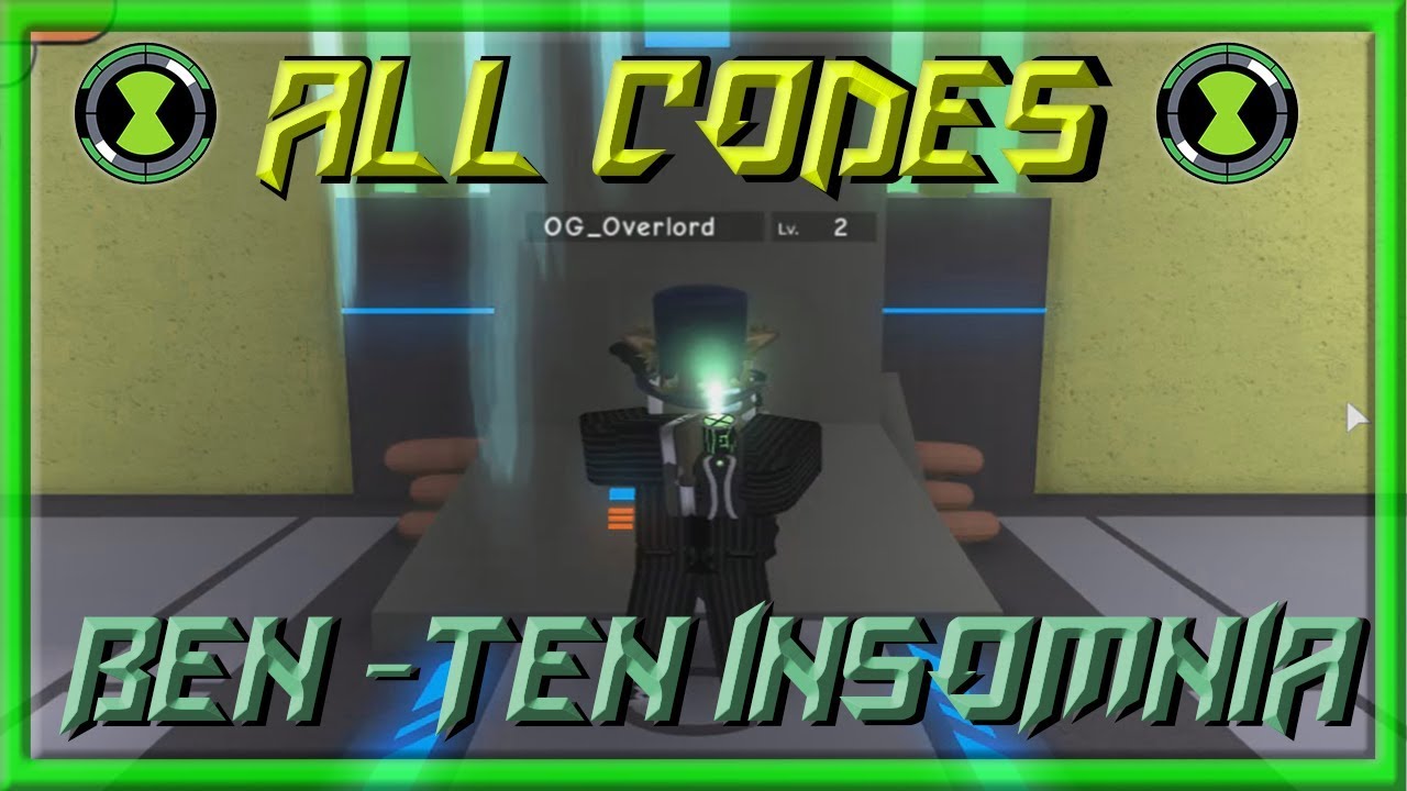 All Codes Blox Ten Insomnia New Hoverboard Youtube - roblox ben 10 code