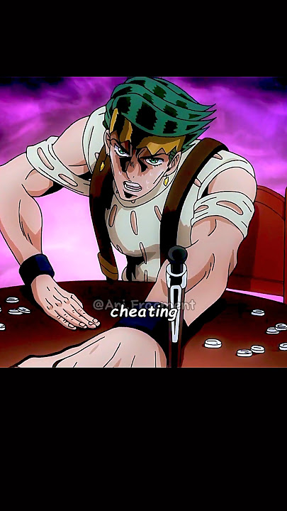 he realized that he had been fooled in the game👀💀|JoJo's Bizarre Adventure| #anime #jojo #jjba