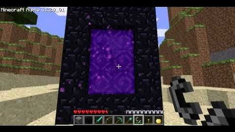 How to go to the "Nether" (hell) in MINECRAFT!
