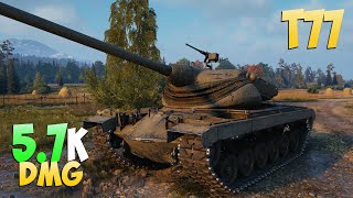 картинка: T77 - 6 Kills 5.7K DMG - Состоятельный! - Мир Танков