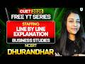 CUET 2026 l Staffing l NCERT Business Studies l CUET Free Class l Dhurandhar