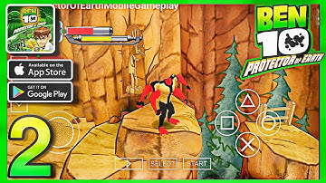 BEN 10 PROTECTOR OF EARTH MOBILE GAMEPLAY WALKTHROUGH PART 2 | PPSSPP EMULATOR