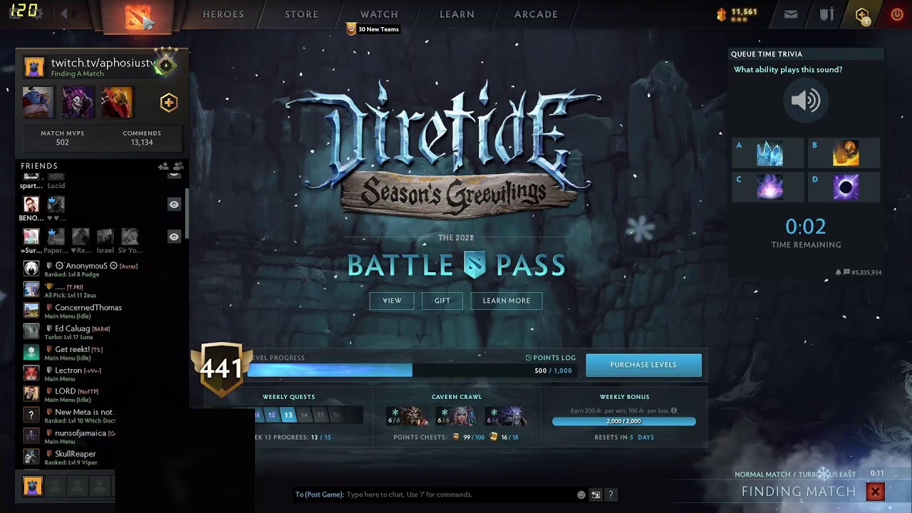 Epic Dota 2 Battle Pass Quest: Week 13 Gameplay 002