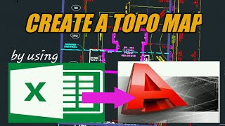How to Create a Topo/Contour Map by using Excel and AutoCAD and SWDTM Software