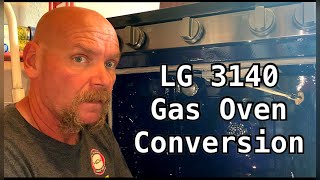 How To Convert An LG Gas Oven Range From Natural Gas To Propane / LG 3194 / Natural Gas To Propane