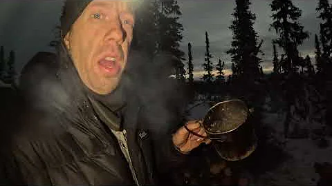 3 Days in Arctic Survival Shelter - Solo Bushcraft Camping & Blacksmithing.