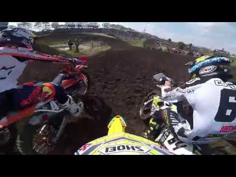 shapes paint GoPro: Jeremy Seewer FIM MX2 2017 RD8 Germany Moto 2