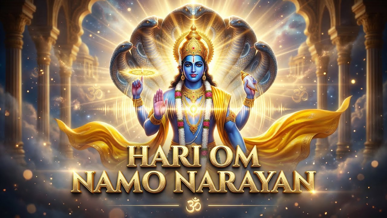 Hari Om Namo Narayan | ॐ नमो नारायणाय | Powerful Vishnu Mantra Chanting | Divine Peace & Protection