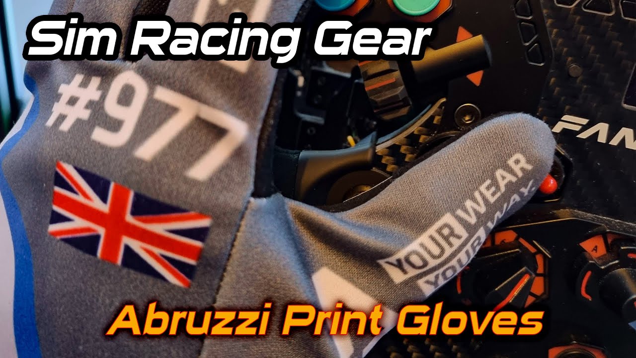 Sim Racing Gloves - Abruzzi Mini Review - YouTube