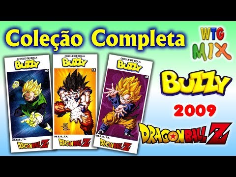 Figurinhas Chicle Buzzy Dragon Ball Z 2009 - Coleção Completa #nostalgia - YouTube