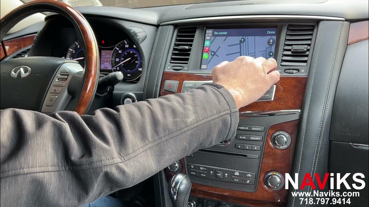 2014 2017 Infiniti QX80 Apple CarPlay & Android Auto (Wired
