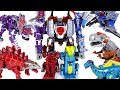 Dinosaurs 5 combine transformers! Defeat the giant insect and dinosaurs! - DuDuPopTOY