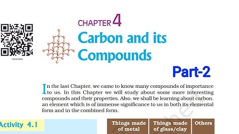 Class-10 || Science || Chapter-4 || Carbon And Its Compounds || in English || By Book || Part-2