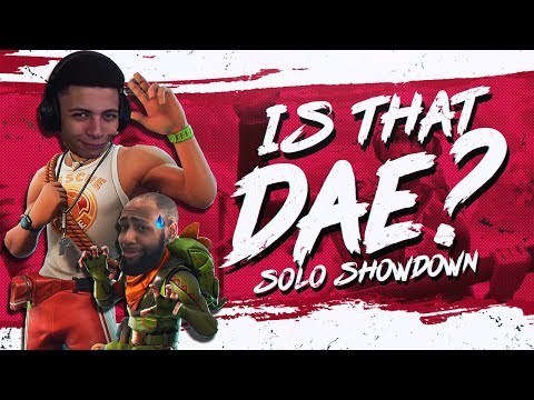 DAEQUAN IS IN MY GAME?! SOLO SHOWDOWN WIN (Fortnite BR Full Match)