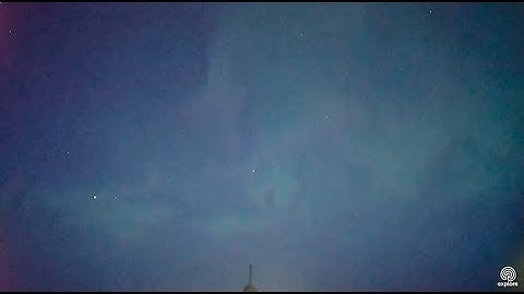 "Active Cloud" or Pulsating Aurora at 10x speed May 12, 2018