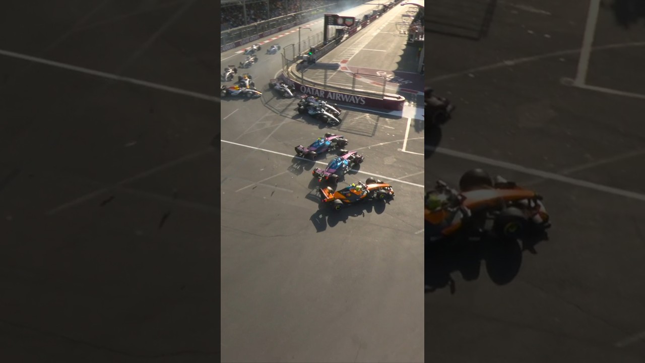 Colapinto vs Gasly: O momento do impacto 🤯 #f1 #automobilismo #crash #shorts