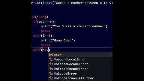 Random number game using python programming #Shorts#programing#coding