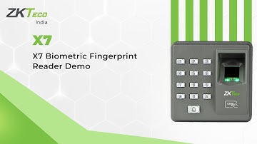X7 Biometric Fingerprint Reader Demo