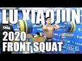 LU Xiaojun Front Squat session (3 days before 2020 Chinese Nationals)