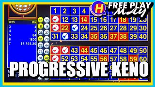 Progressive KENO 7Spot at Palms Las Vegas #FreePlayMay