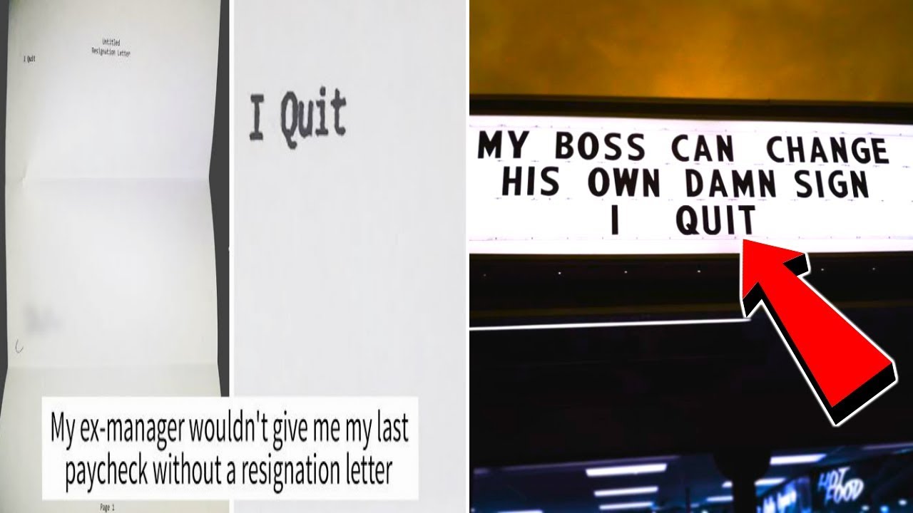 21+ People Who Quit Their Jobs With Style - YouTube
