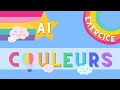 Les couleurs  exercice vocabulaire  colors in french  exercise