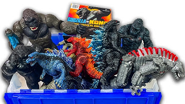 GIANT Godzilla and King Kong Collection! New Godzilla vs Kong, Skull Island, Rampage Monsters! 67