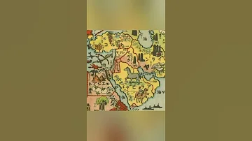 خريطة قديمة يابانيه للشرق الأوسط 